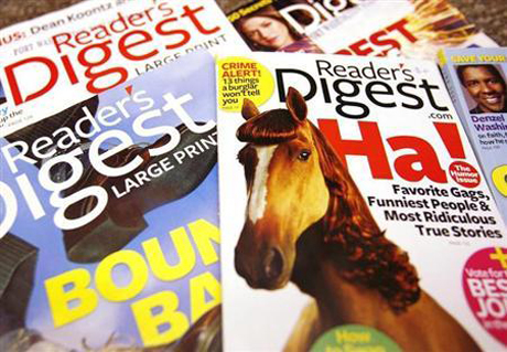 Reader's Digest parent Co files for bankruptcy